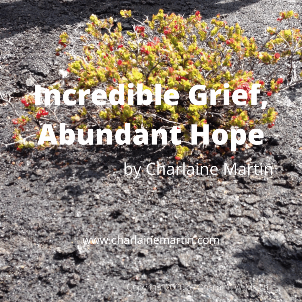 Hope springs forth from the ashes of our circumstances.