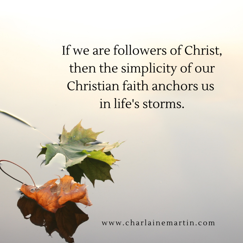 Simply follow Jesus.