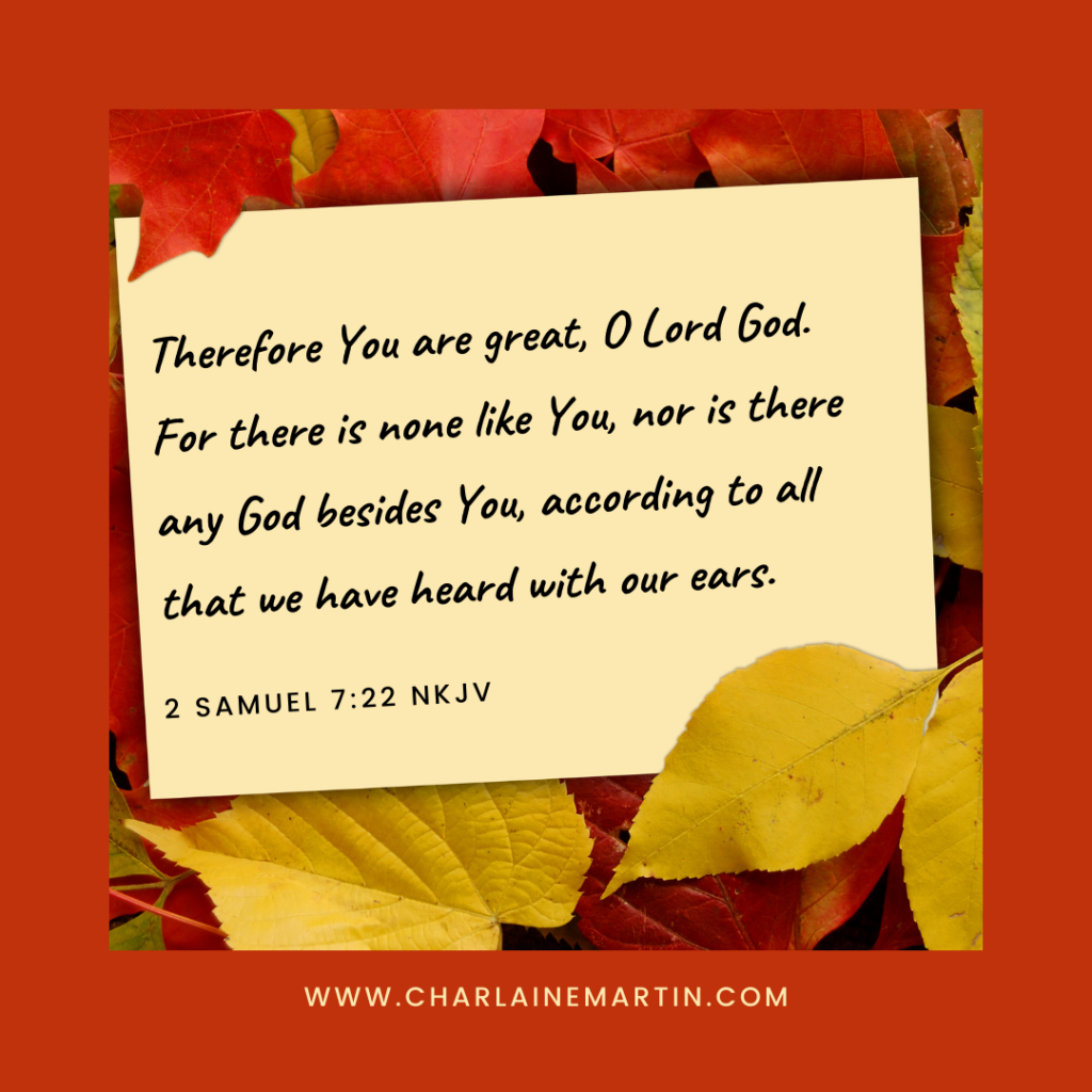 God is the only One.