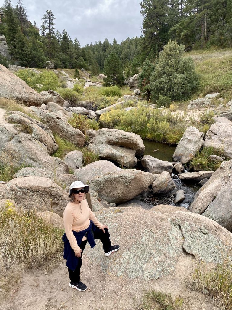 trekking in the canyon